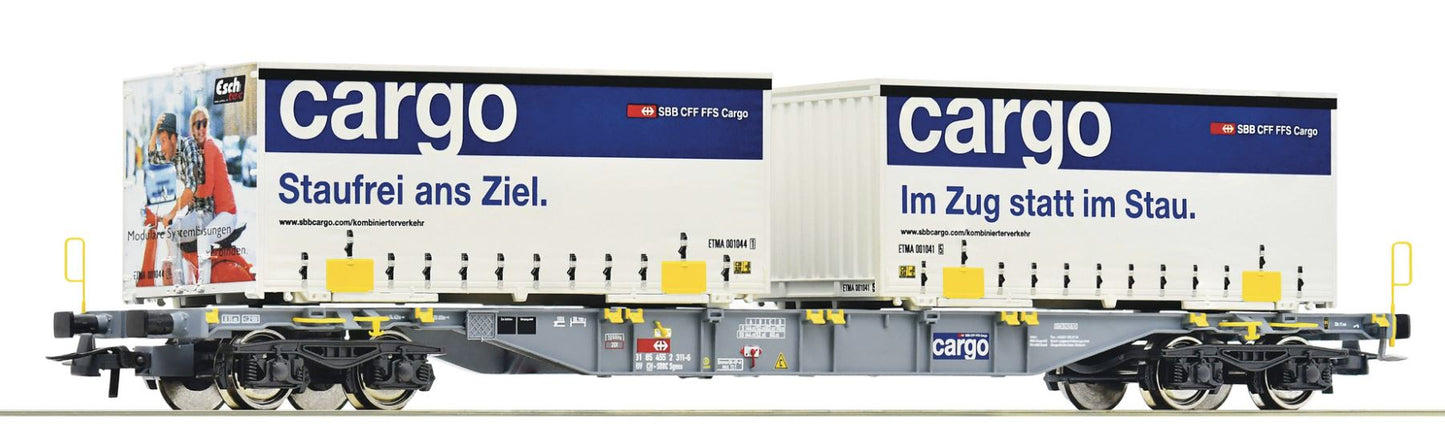Roco HO 77341 Container carrier wagon, SBB