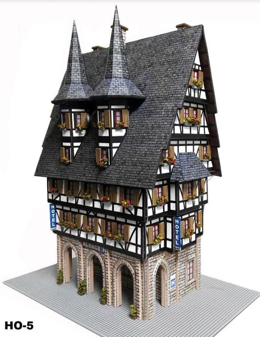 EMTZ HO5 EMTZ HO Built Up Hotel 11.5cm x 8.5cm (4.5 x 3.34)