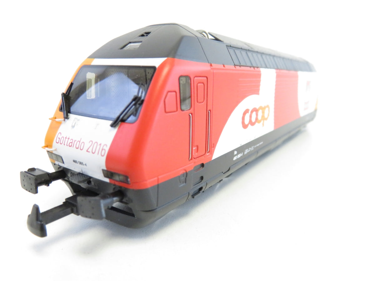 HAG HO 28405-32 mfx ~AC Electric Locomotive Re 460 SBB Coop Gottardo  1 780.00 22 608.40  Lok Nr. 460085-4 weiss-orange 2.Wahl