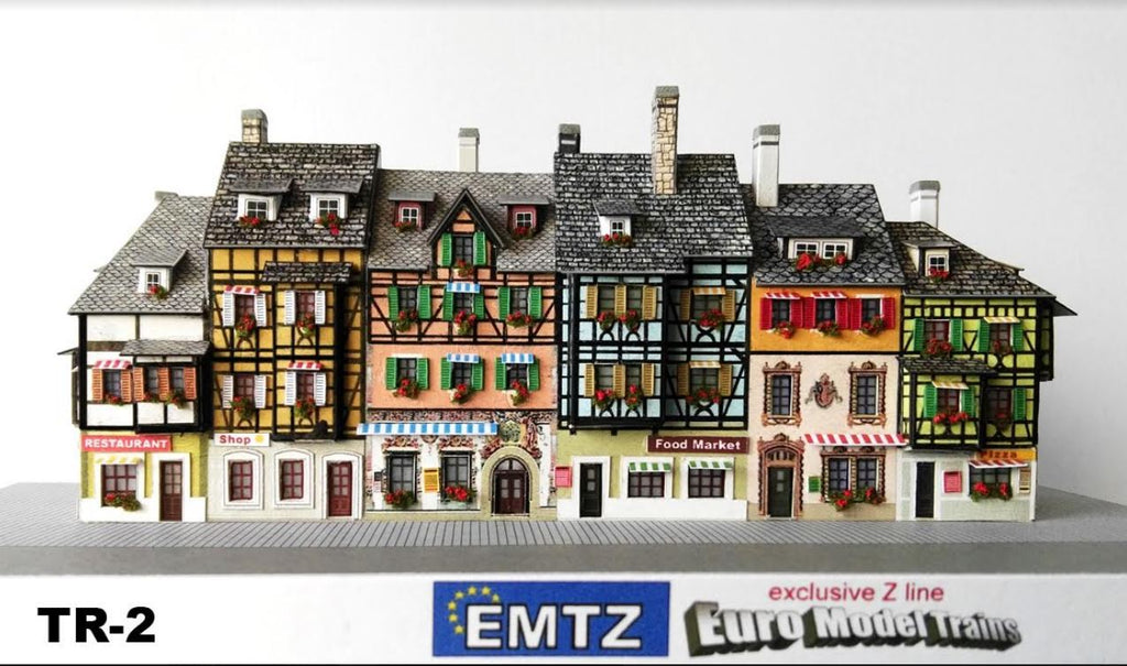 EMTZ TR2 TR2 Built-up Village Street Block A 4 x 16cm (1.57 x 6.29)