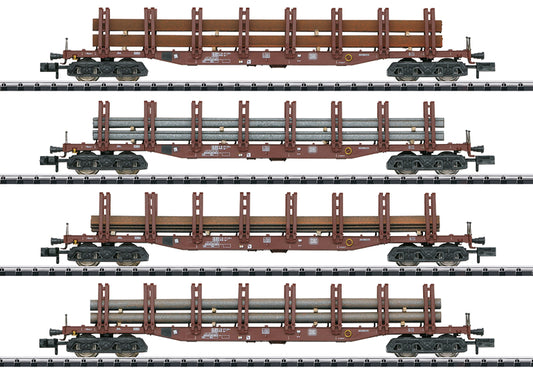 Trix N 15484 Steel Transport Freight Car Set