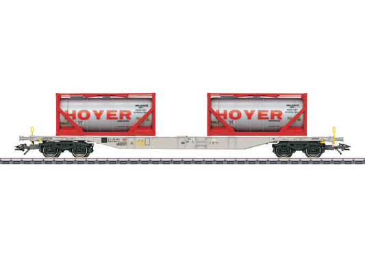 Marklin HO 47064 Type Sgnss 114 Container Flat Car